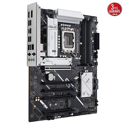 ASUS PRIME B860 PLUS WIFI Intel B860 LGA1851 DDR5 8200 DP HDMI 2x M2 USB32 Gen 2x2 WiFi 6E + BT AURA RGB 2.5Gbit LAN ATX 8+1+1 G�� A�amalar� 1xGen5 M.2 Ready for Advanced AI PC