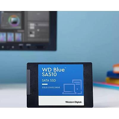 WD WDS500G3B0A Blue SA510 SATA SSD 2.5 in 7 mm kasal 500GB
