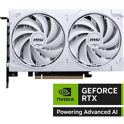 MSI VGA GEFORCE RTX 5060 8G VENTUS 2X OC WHITE RTX5060 8GB GDDR7 128B DX12 PCIE 5.0 X16 (3XDP 1XHDMI)