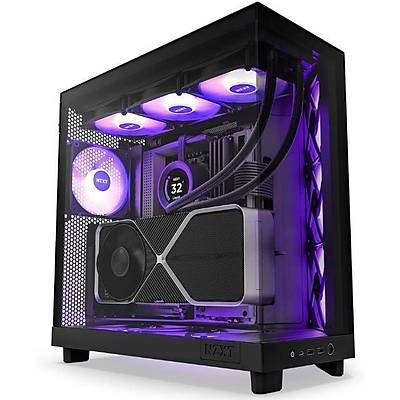NZXT CC-H61FB-R1 H6 Flow RGB Siyah ATX Mid Tower Kasa