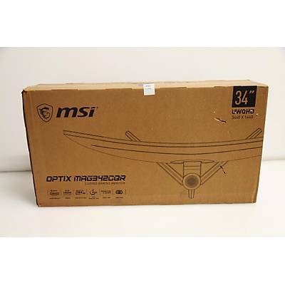 MSI OPTIX 34'' MAG342CQR CURVED 1500R VA 3440X1440 (UWQHD) 21:9 144HZ 1MS ADAPTIVE-SYNC GAMING MONITOR