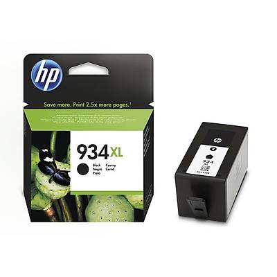 HP C2P23AE (934XL) Siyah Yksek Kapasiteli Mrekkep Kartuu 1.000 Sayfa