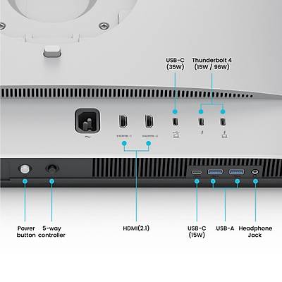 BENQ MA270S 27 inc IPS 5K HDMI Thunderbolt 4 USB HDR MacBook Pro Nano Gloss Monit�r