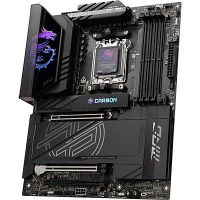 MSI MPG X870E CARBON WIFI AM5 DDR5 8400MHZ(OC) USB4 4x M.2 HDMI 5G LAN 2.5G LAN WIFI 7 RGB ATX