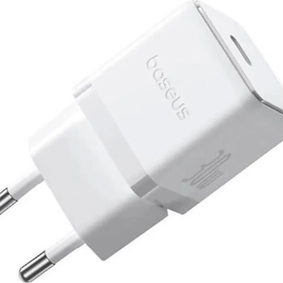 Baseus Palm Fast USB-C 20W �arj Cihaz� Beyaz