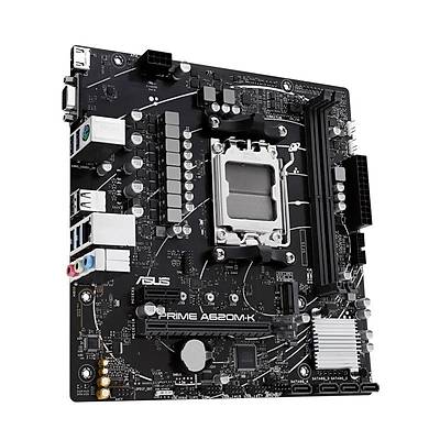 ASUS PRIME A620M-K DDR5 6400MHZ 1XVGA 1XHDMI 1XM.2 USB 3.2 MATX AM5 ( AMD AM5 7000 SER�S� �LE UYUMLU)