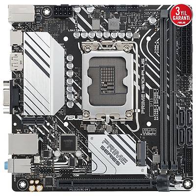 ASUS MB PRIME H610I-PLUS-CSM INTEL H610 LGA1700 DDR5 3200 DP HDMI VGA M2 USB3.2 Mini ITX 7/24 KULLANIMA HAZIR ASUS CONTROL CENTER EXPRESS HEDIYELI