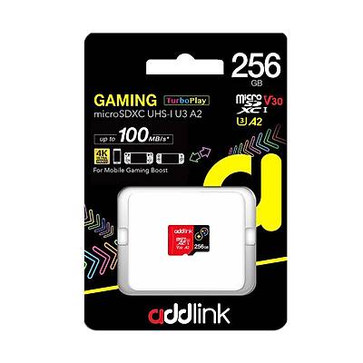 ADDLINK AD256GBMSXT3A 256GB TurboPlay microSD UHS1 V30 U3 A2