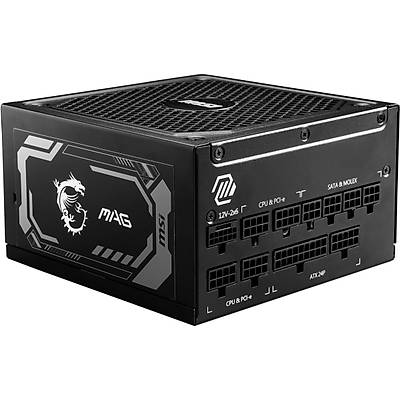 MSI PSU MAG A1000GL PCIE5 II 1000W 80+ GOLD ATX 3.1 PCIe 5.1  POWER SUPPLY