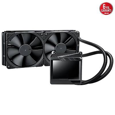 ASUS ROG RYUJIN 240 OLED AURA SYNC RGB 2X NOCTUA IPPC 2 PWM 120MM FAN SIVI CPU SOUTUCUSU