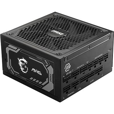 MSI PSU MAG A1000GL PCIE5 II 1000W 80+ GOLD ATX 3.1 PCIe 5.1  POWER SUPPLY