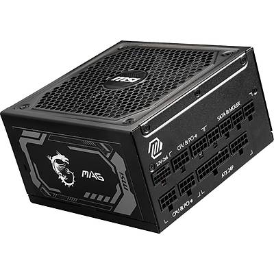 MSI PSU MAG A1000GL PCIE5 II 1000W 80+ GOLD ATX 3.1 PCIe 5.1  POWER SUPPLY