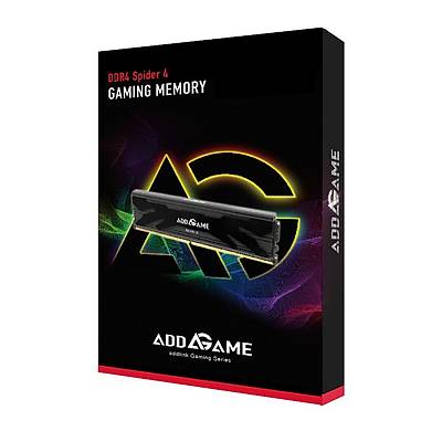 ADDLINK AG8GB32C16S4UB 8GB DDR4 3200MT/s CL16 Unbuffered DIMM 288Pin With Heatsink Black