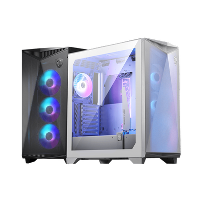MSI MPG GUNGNIR 300R AIRFLOW WHITE TEMPERLI CAM 4X A-RGB FAN 4x120MM FAN ATX BEYAZ GAMING BILGISAYAR KASASI