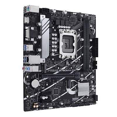 ASUS PRIME B760M-K D4 DDR4 5333MHZ 1XVGA 1XHDMI 2XM.2 USB 3.2 MATX 1700P (13. VE 12.NESL LEMC UYUMLU)
