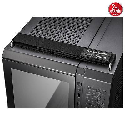 ASUS TUF GAMING GT502 PANAROM�K TEMPERL� CAM USB TYPE-C ATX / MICRO-ATX / MINI-ITX FANLI KASA