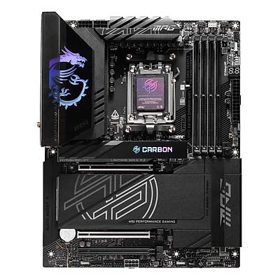 MSI MPG X870E CARBON WIFI AM5 DDR5 8400MHZ(OC) USB4 4x M.2 HDMI 5G LAN 2.5G LAN WIFI 7 RGB ATX