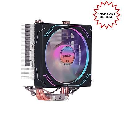 FRISBY FCL-F1334C (P4S) INTEL 1366/115X/1200/1700-AMD AM2/AM2+/AM3/AM4/AM5 ��LEMC� FAN