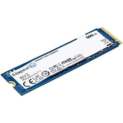 KINGSTON 500 GB NV3 M.2 NVME PCIE GEN4 5000/3000MBS SNV3S/500G