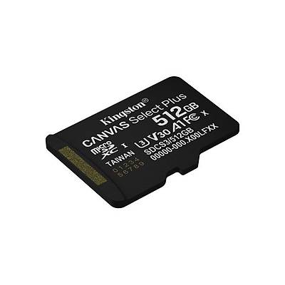 Kingston 512GB microSDXC Canvas Select Plus Gen3 150MB/s A1 Card + Adapter