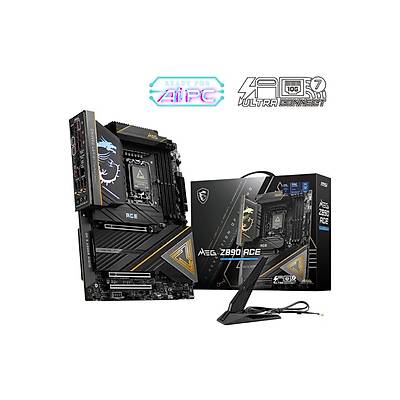 MSI MB MEG Z890 ACE SOKET 1851 DDR5 9200MHZ(OC) USB 20Gbps 5xM.2 2xTB4 HDMI DISPLAY 10G LAN WIFI7 ATX