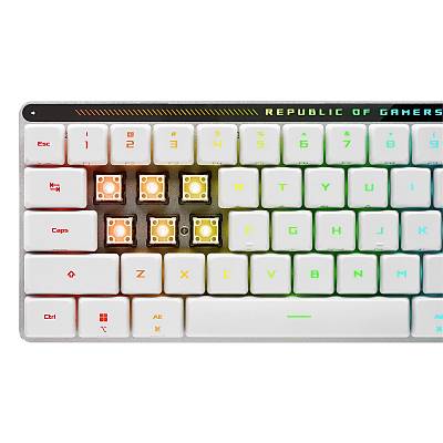 ASUS ROG FALCHION RX WIRELESS LOW PROFILE AURA SYNC OYUNCU KLAVYES�