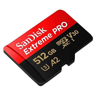 SANDISK SDSQXCD-512G-GN6MA 512GB Extreme Pro SDXC UHS-I A2 200MB/s MicroSD Card