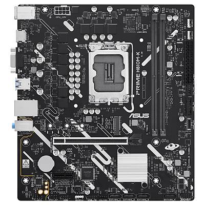 ASUS PRIME H810M-K INTEL H810 LGA1851 DDR5 6400 HDMI VGA M2 USB3.2 AURA RGB MATX 6+1+1+1 G�� A�AMALARI 1 X USB 5GBPS USB TYPE-C BA�LI�I READY FOR ADVANCED AI PC