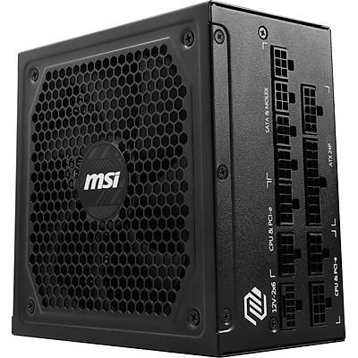 MSI PSU MAG A1000GL PCIE5 II 1000W 80+ GOLD ATX 3.1 PCIe 5.1  POWER SUPPLY