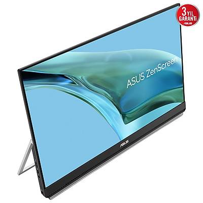 ASUS ZENSCREEN MB249C 23.8 TASINABILIR USB MONITOR IPS 1920x1080 5MS 75HZ HDMI USB-C MM VESA 3YIL MAT EKRAN EYECARE MONITOR