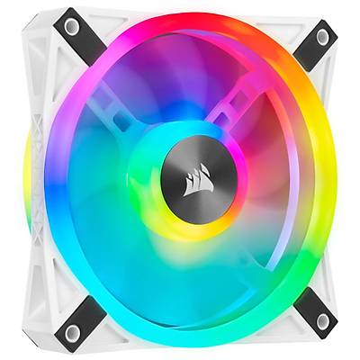 Corsair CO-9050103-WW QL120 RGB 120 mm Drt RGB Renk Dngl Beyaz PWM Fan