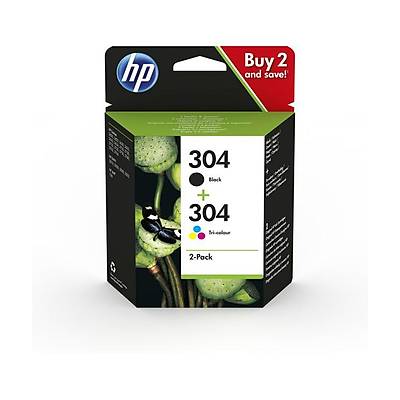 HP 3JB05AE CMY BK 2'li Combo Paket Mrekkep Kartu (304)