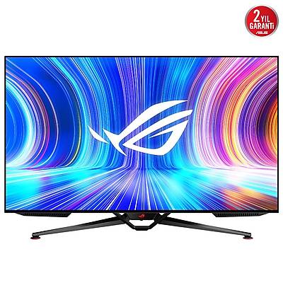 ASUS ROG SWIFT PG42UQ 41,5 GAMING 4K OLED FREESYNC VE G-SYNC UYUMLU 3840 x 2160 0.1MS 138HZ DP HDMI 2.1 USB MM VESA 3YIL EYECARE HDR 98% DCI-P3 10BIT Monitr
