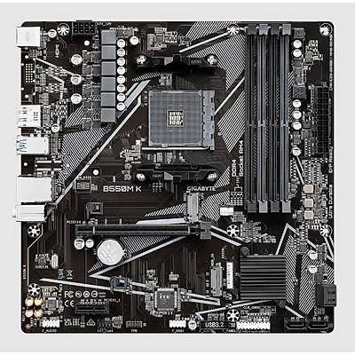 GIGABYTE B550M-K AMD B550 Ultra Durable Motherboard with Digital VRM Solution PCIe 4.0