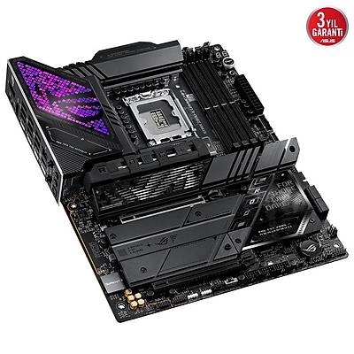 ASUS MB ROG STRIX Z890-E GAMING WIFI INTEL Z890 LGA1851 DDR5 8800 DP HDMI 2XUSB4 7X M2 USB3.2 WIFI 7 + BT AURA RGB 5GBIT LAN ATX 18+1+2+2 G�� A�AMALARI THUNDERBOLT 4 NITROPATH DRAM TEKNOLOJ�S� NPU BOOST