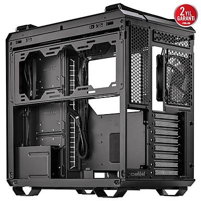 ASUS TUF GAMING GT502 PANAROM�K TEMPERL� CAM USB TYPE-C ATX / MICRO-ATX / MINI-ITX FANLI KASA