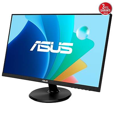 ASUS VA24DQFR 26.5 IPS FREESYNC 1920x1080 1ms 100Hz 250cd DP HDMI VGA Hoparlr VESA 3YIL EYECARE FLICKER-FREE EREVESZ DK MAV IIK MONTR