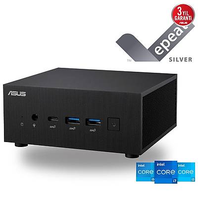 ASUS MINIPC PN64-S7194MD-i7-12700H-16GB-512GB M.2 SSD-DOS-(KM YOK)-3YIL-2xHDMI-DP-WiFi 6E-BT-VESA
