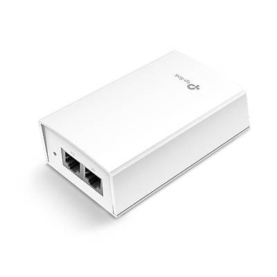 TP-LINK POE4824G 48V PASSIVE POE INJECTOR ADAPTER DATA AND POWER CARRIED OVER THE SAME CABLE 24W POE POWER PLASTIC CASE