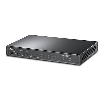 TP-LINK TL-SL1311MP 8 PORT 10/100 + 2 PORT GIGABIT +1 PORT SFP YONETILEMEZ POE SWITCH