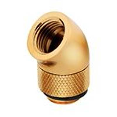 Corsair CX-9055003-WW Fitting (adapter),XF Adapter 2-pack (45 Angled rotary; gold)