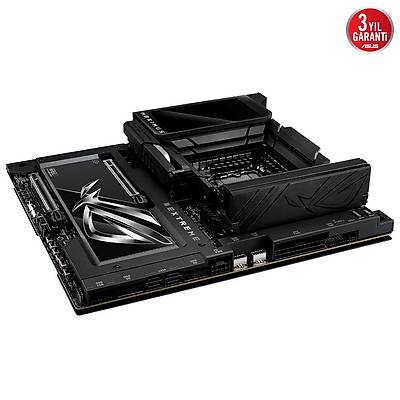 ASUS MB ROG MAXIMUS Z890 EXTREME INTEL Z890 LGA1851 DDR5 8800 HDMI 2XTHUNDERBOLT 5 6X M2 USB3.2 WIFI 7 + BT AURA RGB 10GBT + 2.5GBIT LAN ATX 24+1+2+2 G AAMALARI THUNDERBOLT 5 LCD EKRAN