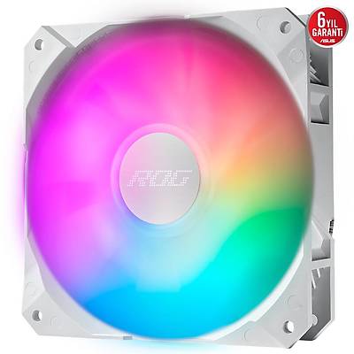 ASUS ROG STRIX LC II 240 ARGB AURA SYNC RGB 120MM ADRESLENEB�L�R RGB FAN SIVI CPU SO�UTUCUSU BEYAZ V3