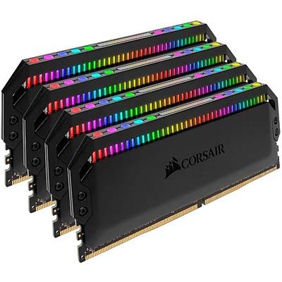 CORSAIR CMT32GX4M4K3600C16 32GB (4X8GB) DDR4 3600MHz CL16 DOMINATOR PLATINUM RGB SOÐUTUCULU SIYAH DIMM BELLEK