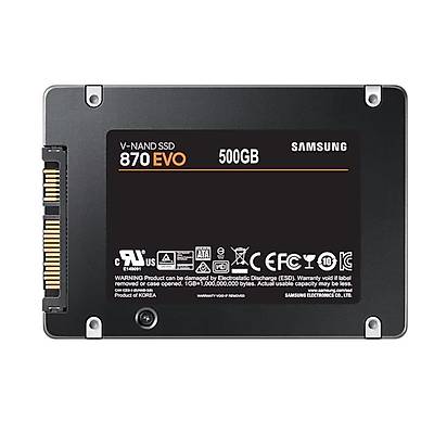 SAMSUNG 500 GB 870 EVO 2.5 SATA3 MZ-77E500BW 560-530 MB/S SAMSUNG TR GARANTILI