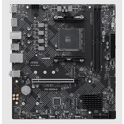 MSI PRO B550M-B DDR4 4600MHZ 1XHDMI 2XM.2 MATX AM4 (AMD AM4 5000/5000G/4000G/3000/3000G SER�LER� �LE UYUMLU)