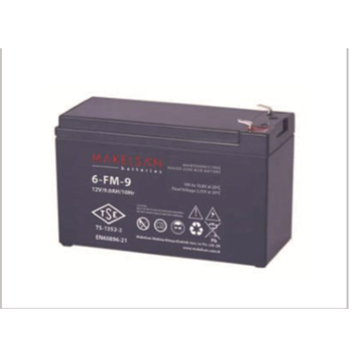 MAKELSAN 12V 9AH TAM BAKIMSIZ KURU AK