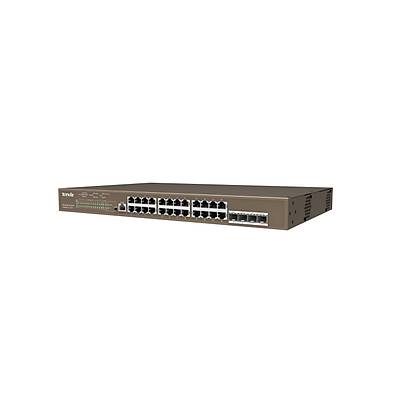 TENDA TEG5328P-24-410W 24 Port Gigabit Ynetilebilir PoE Switch