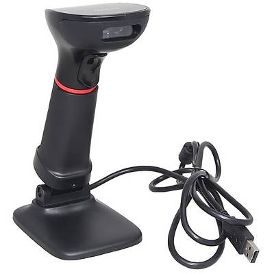 SUNLUX XL-3610 2D KAREKOD KABLOLU USB BARKOD OKUYUCU + AYAK
