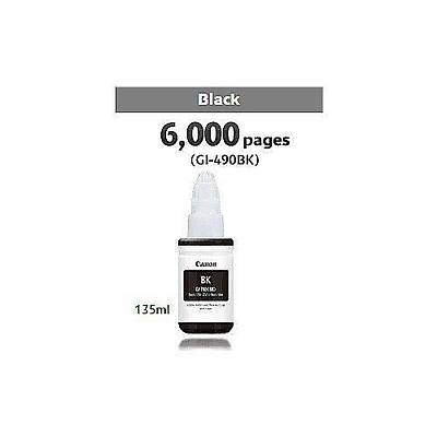 CANON 0663C001 GI-490 BK SYAH KARTU 6.000 SAYFA